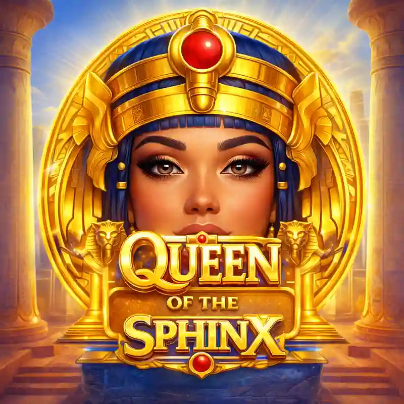 Queen of the Sphinx Slot Game Logo